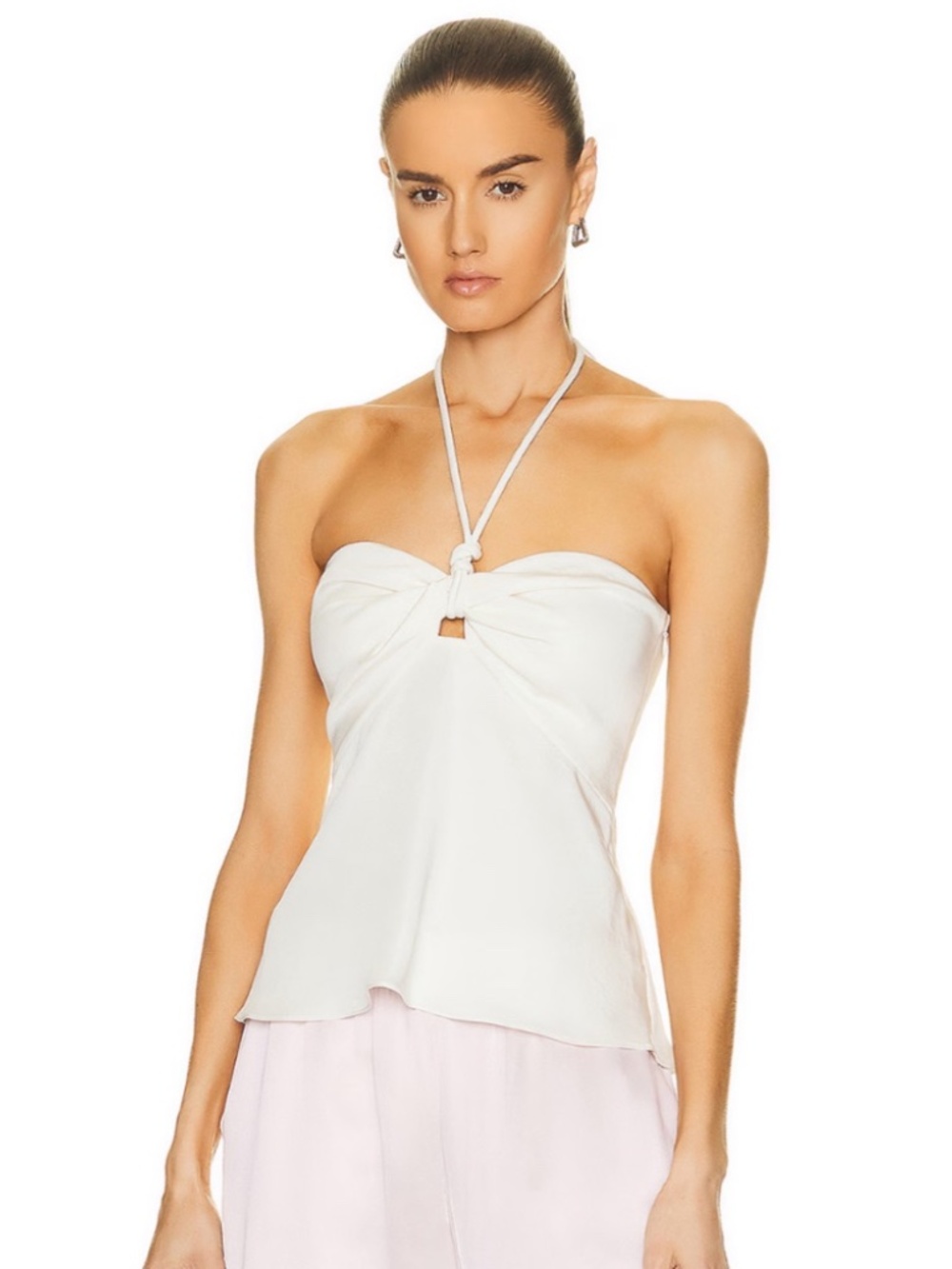 A.L.C. Anita Halter Top Ivory Size 8